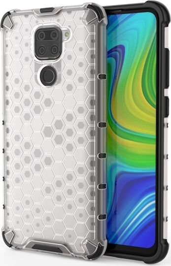 Hurtel Honeycomb Back Cover Πλαστικό Διάφανο (Redmi Note 9)