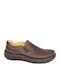 Clarks Nature Easy Δερμάτινα Ανδρικά Casual Παπούτσια Ανατομικά Καφέ