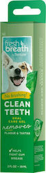 Tropiclean Fresh Breath Clean Teeth Oral Care Gel Zahnpflege Gel Hund gegen Mundgeruch für Kleine Rassen 59gr 822321