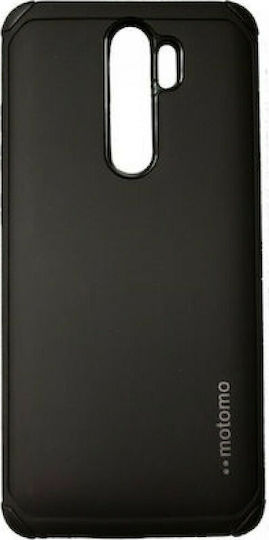 Motomo Back Cover Πλαστικό Μαύρο (Redmi 9)