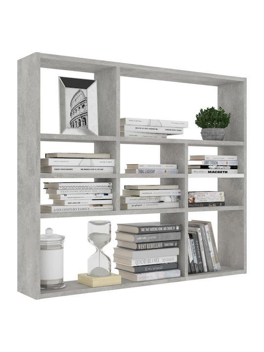 Shelf Wall Grey Concrete 90x16x78cm