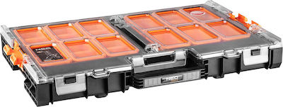 Neo Tools Tool Compartment Organiser 12 Slot with Removable Box Orange 53.1x37.9x7.7cm