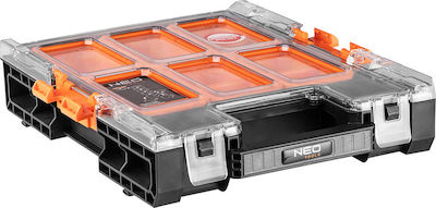 Neo Tools Tool Compartment Organiser 6 Slot Orange 26.4x36.4x7.7cm