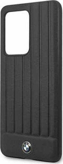 BMW Leather Lines Back Cover Δερμάτινο Μαύρο (Galaxy S20 Ultra)
