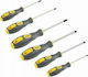 Rebel Set 6 Magnetic Electrician Screwdrivers with 6 Interchangeable Tips