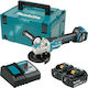 Makita DGA519RTJ Polizor unghiular 125mm Bateri...
