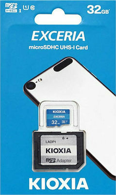 Kioxia EXCERIA microSDHC 32GB Class 10 U1 UHS-I με αντάπτορα