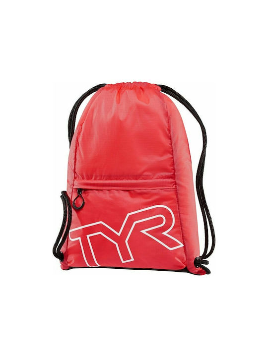 Tyr Drawstring Unisex Τσάντα Πλάτης Κολυμβητηρίου Κόκκινη