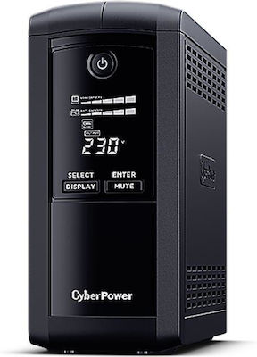 CyberPower VP1000EILCD UPS Line-Interactive 1000VA 550W with 6 IEC Power Plugs