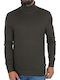 Jack & Jones Men's Long Sleeve Sweater Turtleneck Khaki