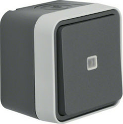 Hager Cubyko Waterproof Wall-mounted Single Swi...