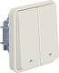 Hager Cubyko Waterproof Recessed Wall Switch Ro...