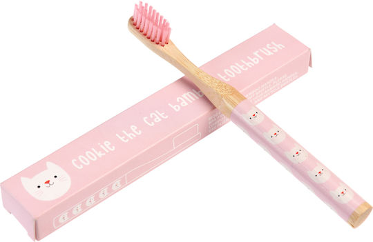 Rex London Cookie the Cat Kinderzahnbürste Rosa