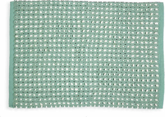 Nef-Nef Homeware Rutschfestes Badematte Chrystabel 031825 Grünes 60x90cm