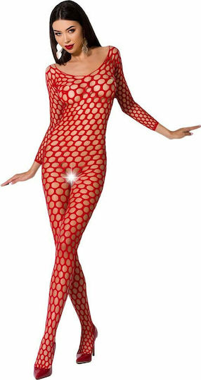 Passion BS077 Sexy Bodystocking Red