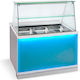 Bambas Frost CMF 110 Glass Θερμαινόμενη Βιτρίνα Μπεν Μαρί με 3 Θέσεις για Γαστρονόμους και Ισχύ 1550W Π110 x Β90 x Υ130 εκ.