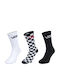 Vans Classic Crew Ανδρικές Κάλτσες με Σχέδια Πολύχρωμες 3Pack