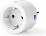 Nedis Single Socket White RF Smart Plug On/Off 233-1784