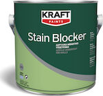 Kraft Stain Blocker Pool Ground Pad Acrylic Solvent Insulating Undercoat White Suitable for Plasterboard / Construction Materials 2.5lt