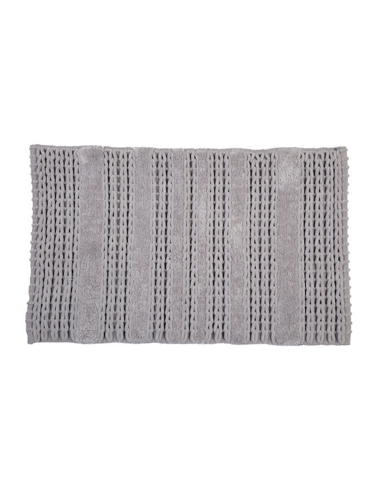 Nef-Nef Non-Slip Bath Mat Life 027023 Grey 60x90cm