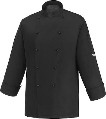 Egochef Ice Chef Long Sleeve Microfiber Jacket Black