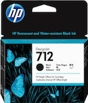 HP 712 Cartuș de cerneală original pentru imprimante InkJet Negru (3ED71A)