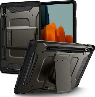 Spigen Tough Armor Pro Coperta din spate Plastic Rezistentă Gunmetal (Galaxy Tab S7) ACS01605