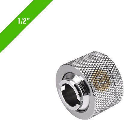 Thermaltake Pacific 1/2'' ID x 5/8'' OD Compression Fittings Silver