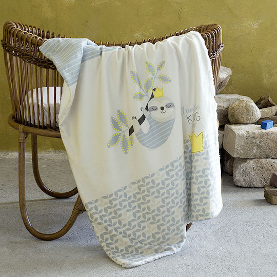 Nima Blanket Nursery Swaddling Blankets King of Nap Fleece Beige 80x110cm