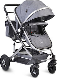 Moni Ciara Adjustable 2 in 1 Baby Stroller Suitable for Newborn Gray 12kg