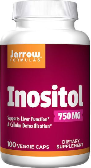 Jarrow Formulas Inositol 750mg Ειδικό Συμπλήρωμα Διατροφής 100 φυτικές κάψουλες