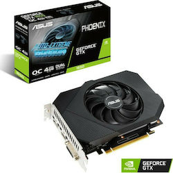 Asus GeForce GTX 1650 4GB GDDR6 Phoenix OC Κάρτα Γραφικών