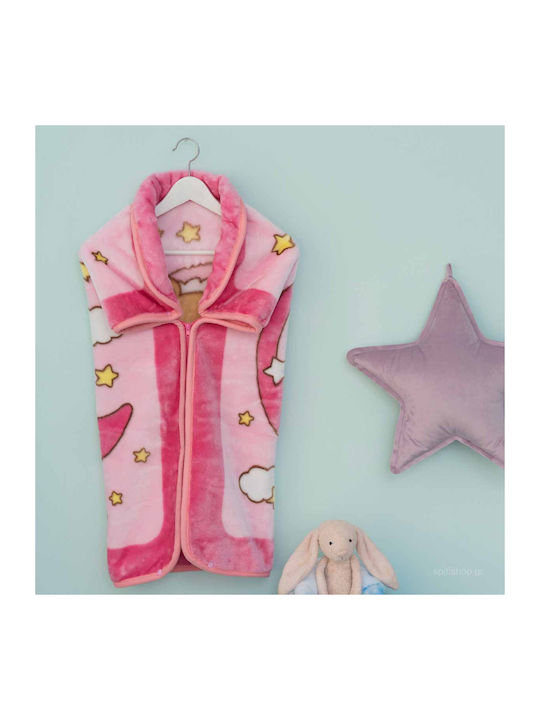 Palamaiki Blanket Nursery Swaddling Blankets Mini Velour Mv-0013 Velvet Pink 80x90cm