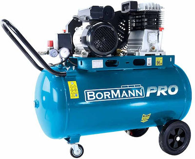 Bormann Pro BAT5060 Μονοφασικό Κομπρεσέρ Αέρος με Ισχύ 3hp και Αεροφυλάκιο 100lt