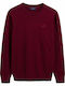 Gant Men's Long Sleeve Sweater Burgundy