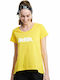 BodyTalk 1202-900128 Γυναικείο Αθλητικό T-shirt Κίτρινο