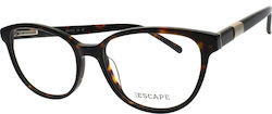 Escape Eyewear Γυναικείος Κοκκάλινος Σκελετός Καφέ Ταρταρούγα Escape Eyewear Γυναικείος Κοκκάλινος Σκελετός Καφέ Ταρταρούγα
