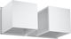 Sollux Quad 2 Modern Lamp Wall with Socket G9 White 31x14x14cm