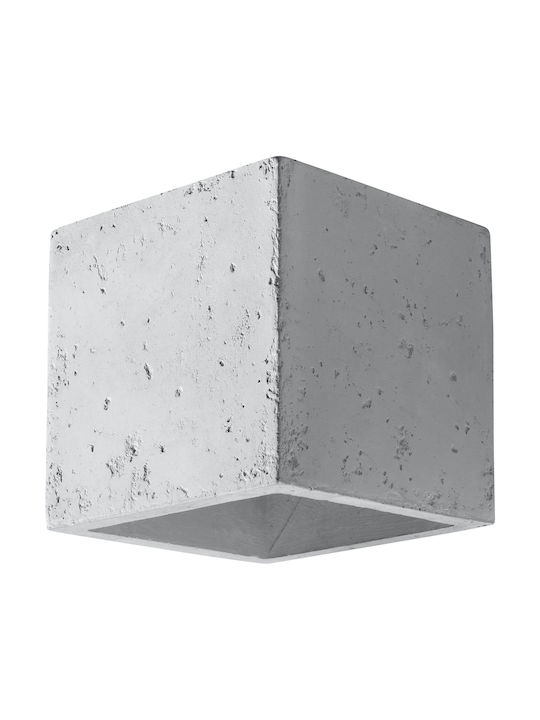 Sollux Quad Lamp Wall Gray 13x13x13cm