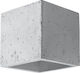 Sollux Quad Modern Lumină de Perete cu Soclu G9 Gri 13x13x13cm