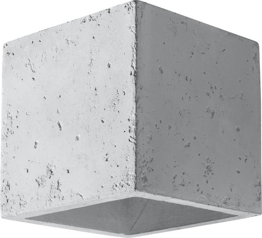 Sollux Quad Modern Lamp Wall with Socket G9 Gray 13x13x13cm