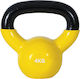 Amila Kettlebell Βινυλίου 4kg Galben