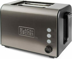 Black & Decker BXTO900E ES9600060B Prăjitor de pâine 2 sloturi 900W Inox