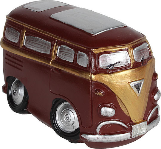Keskor Money Box Plastic Red 15x8x9cm
