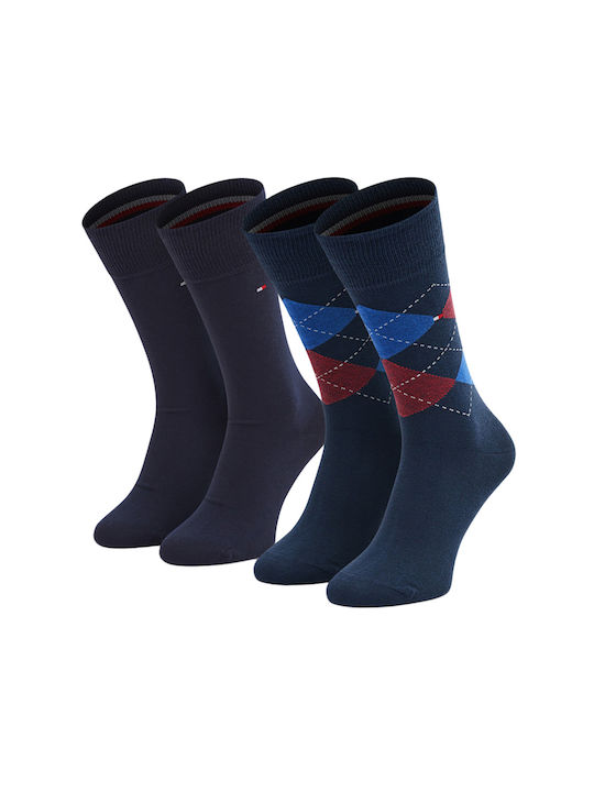 Tommy Hilfiger Herren Gemusterte Socken Mehrfarbig 2Pack