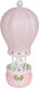 Keskor Kids Decorative Lamp Αερόστατο Pink 16x16x36cm