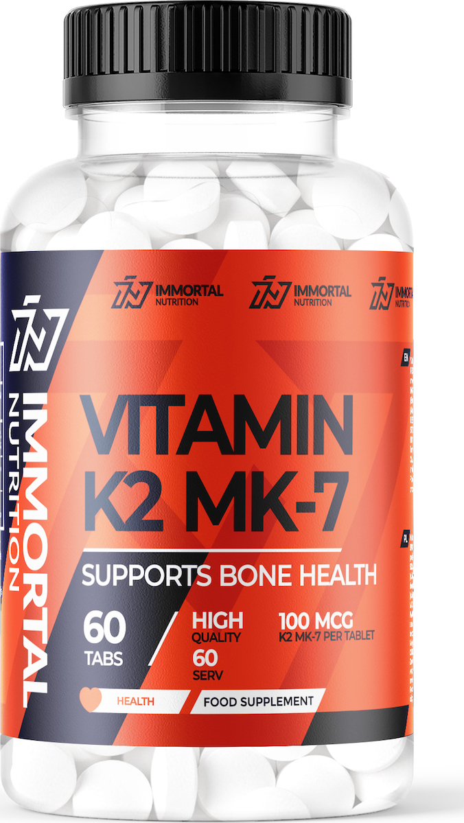 Immortal Nutrition Vitamin K2 MK7 Βιταμίνη 100mcg 60 ταμπλέτες