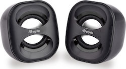 Equip Mini USB Lautsprecher 2.0 mit 6W Leistung Schwarz