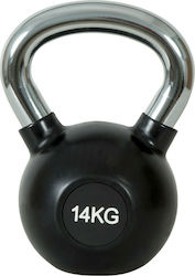 Amila Kettlebell Gummi 14kg Schwarz