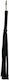 Sportsheets Faux Leather Flogger Whip in Black Color